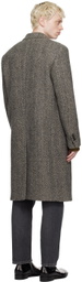 Golden Goose Gray Single-Breasted Coat