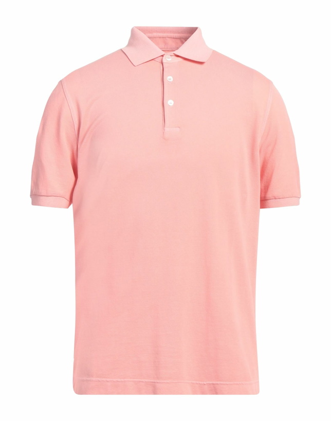 Photo: Fedeli Mens Polo shirt in Salmon pink