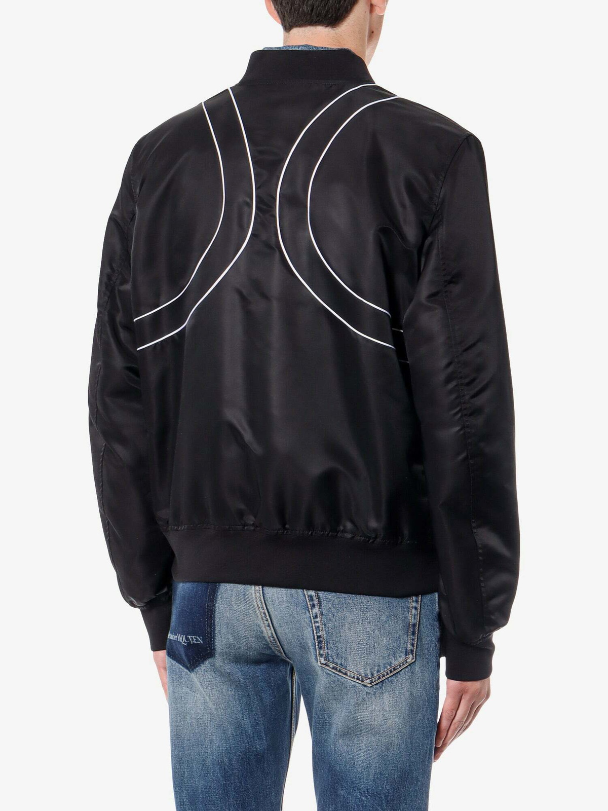 Alexander Mcqueen Jacket Black Mens Alexander McQueen