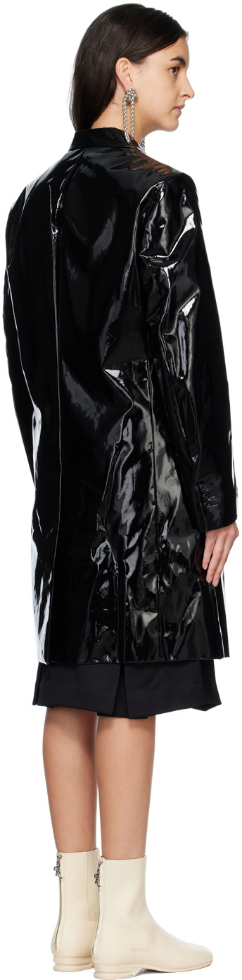 Raf Simons Black Classic Double Breasted Coat