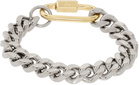 IN GOLD WE TRUST PARIS Silver Chain Bracelet