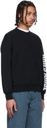 Aries Black Cotton Sweatshirt