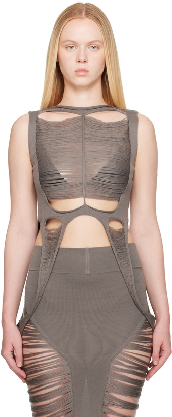 Photo: Rick Owens Gray Hollywood Tanja Tank Top