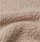 Remi Relief - Oversized Wool-Blend Fleece Hoodie - Neutrals