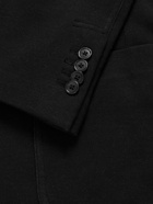 Lardini - Slim-Fit Unstructured Cotton-Blend Jersey Blazer - Black