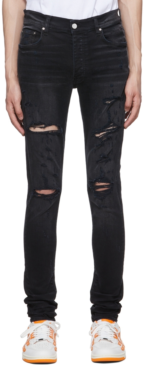 AMIRI Black Slash Jeans Amiri