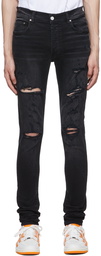 AMIRI Black Slash Jeans