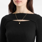Simuero Por Un Perro Necklace in Gold/Blue 