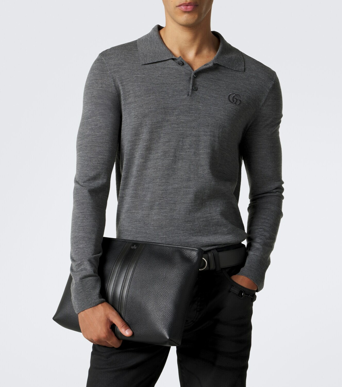 Gucci Medium leather pouch