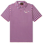 Loewe - Paula's Ibiza Embroidered Striped Cotton Polo Shirt - Red