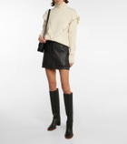 Stouls Linette leather miniskirt