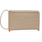 Bottega Veneta Beige Solstice Phone Pouch