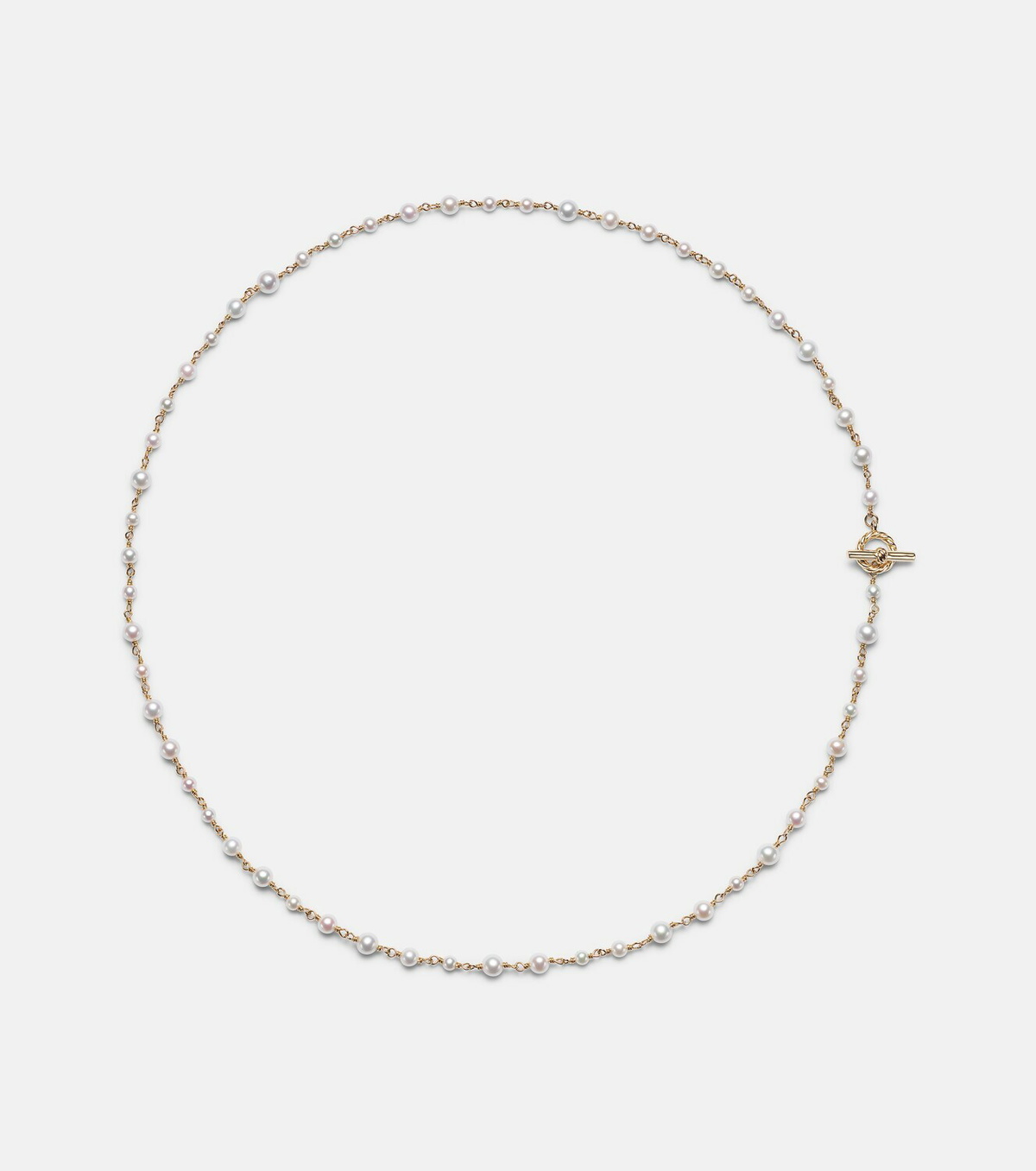 David Yurman Pearl Classics 18kt gold necklace with pearls