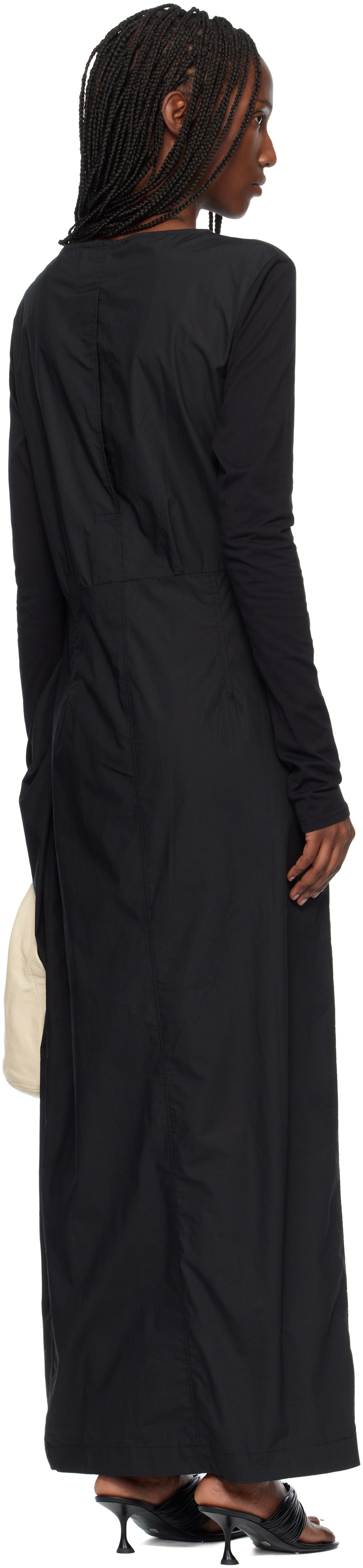 OUR LEGACY Black Twisted Maxi Dress