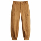 Alexander McQueen Men's Military Cargo Trousers in Rich Camel