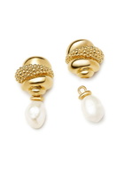 Missoma Pearl Baya 18kt Gold-plated Detachable Drop Earrings - One Size