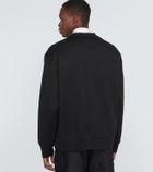 Prada Logo cotton-blend sweatshirt