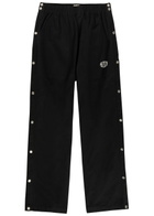 Bode Tear-away Straight-leg Twill Track Pants Black