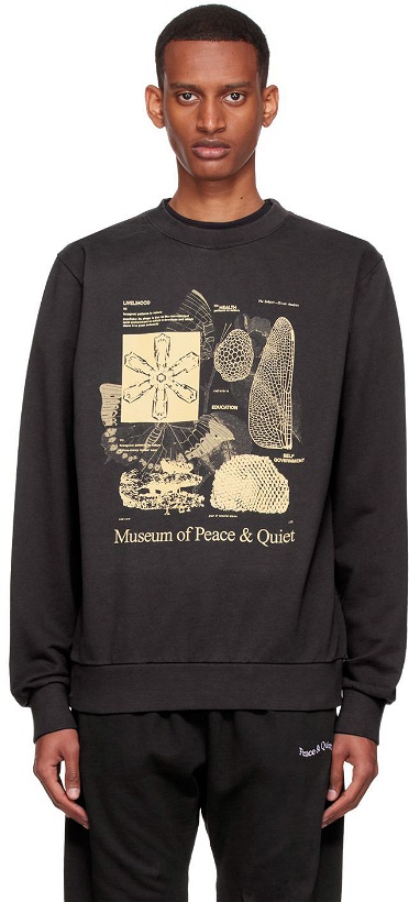Photo: Museum of Peace & Quiet Black Cotton Sweatshirt