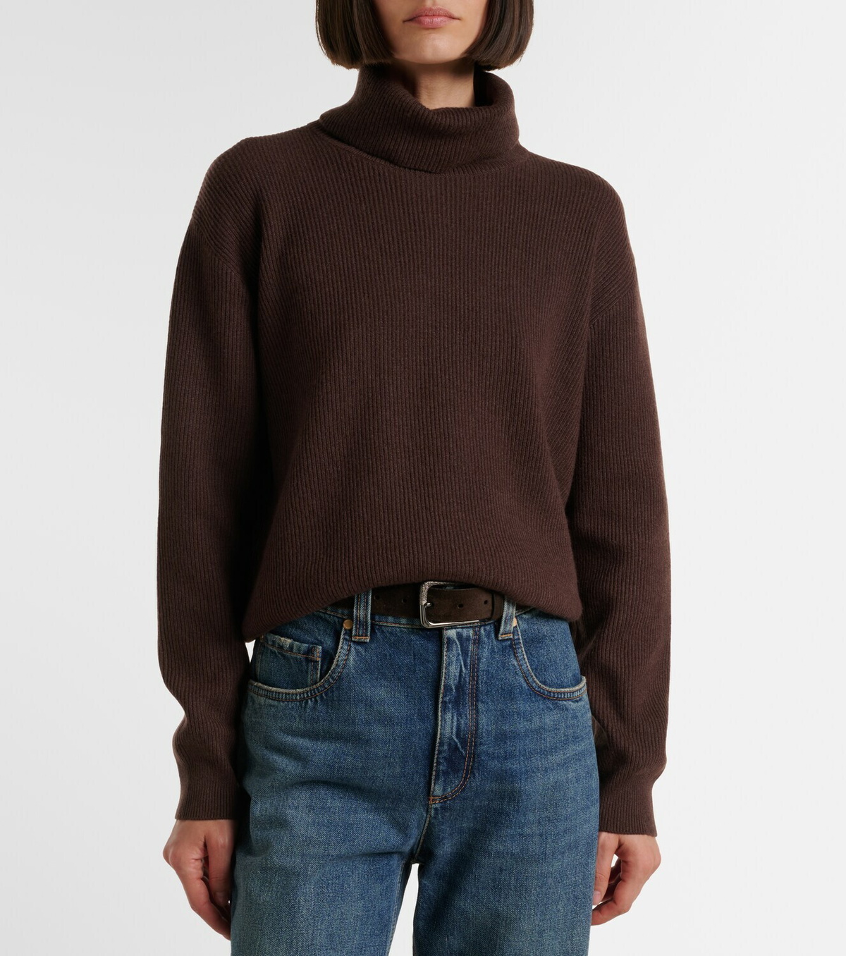 Brunello Cucinelli Monili cashmere turtleneck sweater