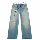 Acne Studios Women's 2004 Trafalgar Low Rise Jeans in Light Blue