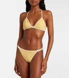 Eres Sunshine striped bikini top