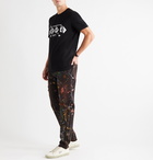 Dolce & Gabbana - Paint-Splattered Distressed Denim Jeans - Black