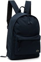 Lacoste Navy Zip Backpack
