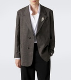Simone Rocha Checked embellished wool blazer