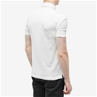 Fred Perry Authentic Men's Button Down Collar Polo Shirt in Snow White