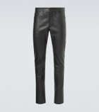 Tom Ford Leather slim pants