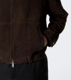 Arma Maddox suede blouson jacket