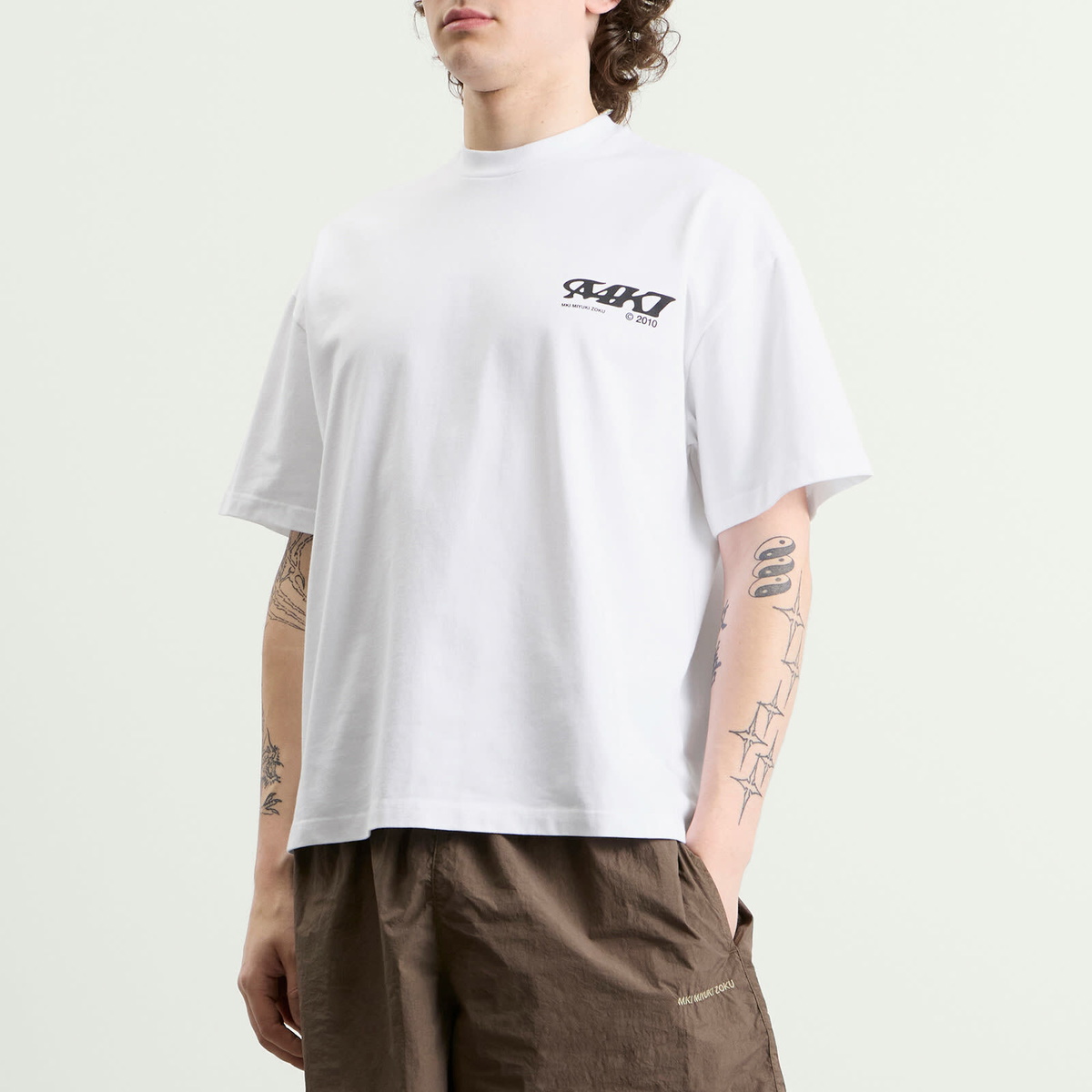 MKI Men's Stack T-Shirt in White