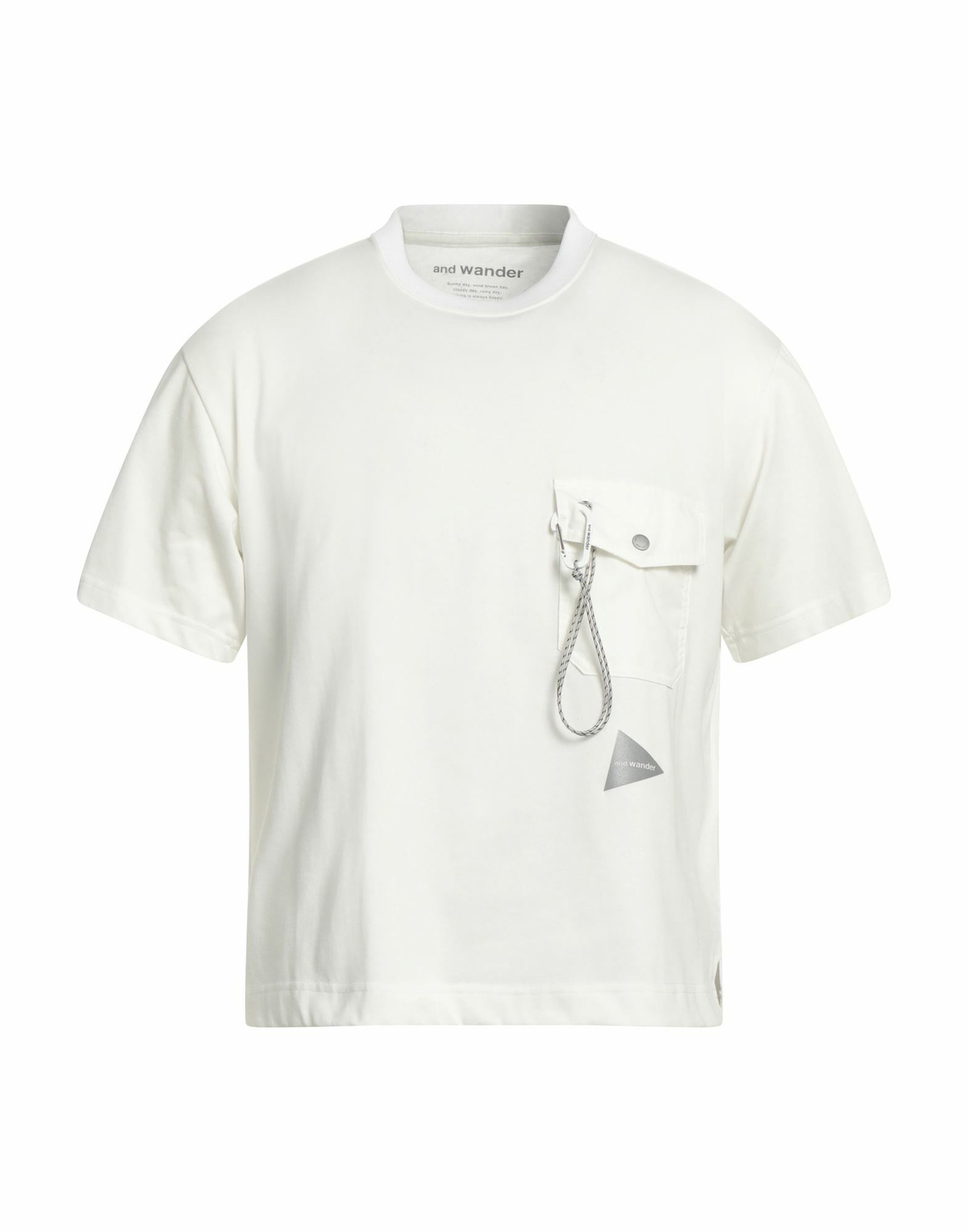 And Wander Mens T-shirt in White