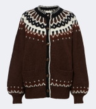 Dôen Hue Fair Isle alpaca and wool-blend cardigan