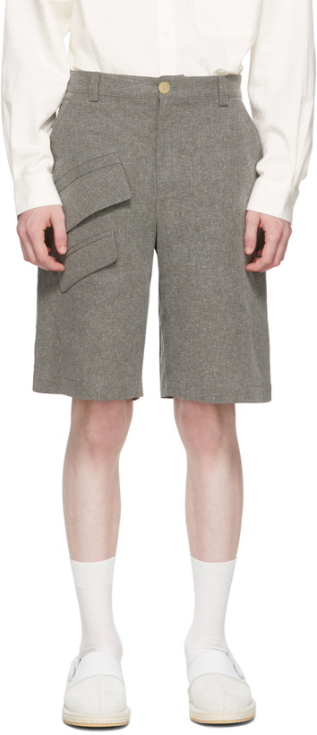 Photo: Jacquemus Grey 'Le Short Colza' Shorts