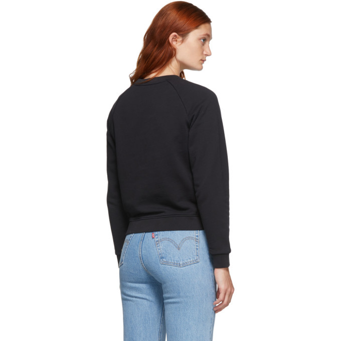 Maison Kitsune Black Kool Fox Sweatshirt Maison Kitsune