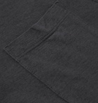 James Perse - Cotton and Linen-Blend Henley T-Shirt - Gray