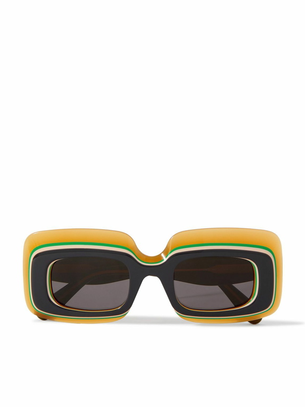 Photo: LOEWE - Paula's Ibiza Rectangle-Frame Acetate Sunglasses