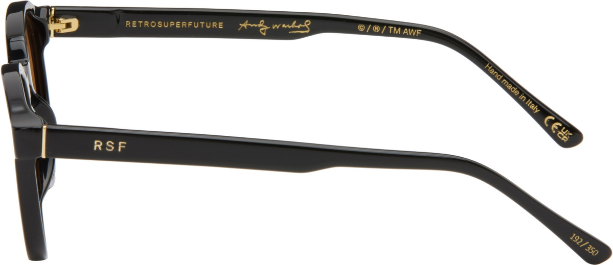 RETROSUPERFUTURE Black 'The Warhol' Sunglasses