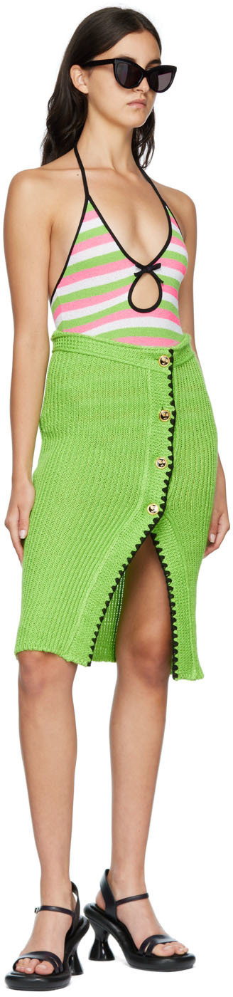 Cormio Green Laura Midi Skirt