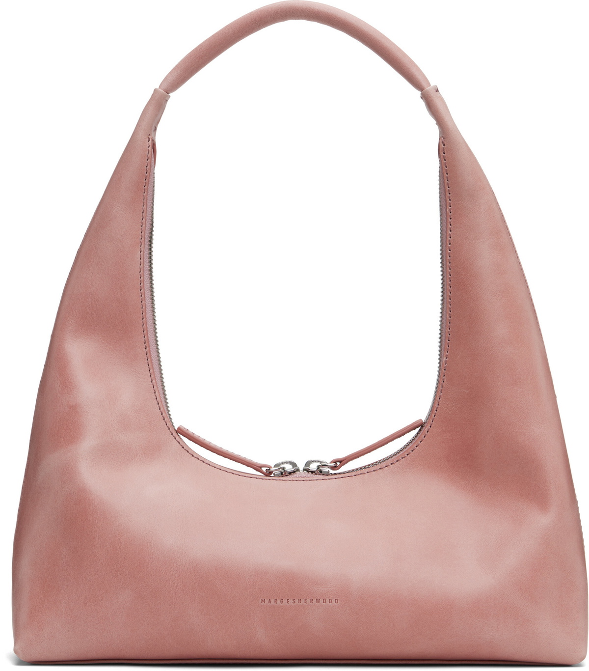MARGESHERWOOD Pink Leather Shoulder Bag