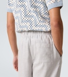 Frescobol Carioca Luan linen and cotton-blend straight pants