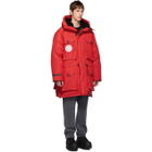 Juun.J Red Canada Goose Edition Down Expedition Parka
