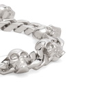 Alexander McQueen Men's Skull Chain Bracelet in Palladium 