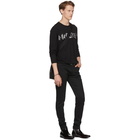 Alexander McQueen Black Intarsia Dancing Skeleton Sweater