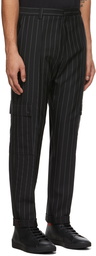 Hugo Black Pinstripe Trousers