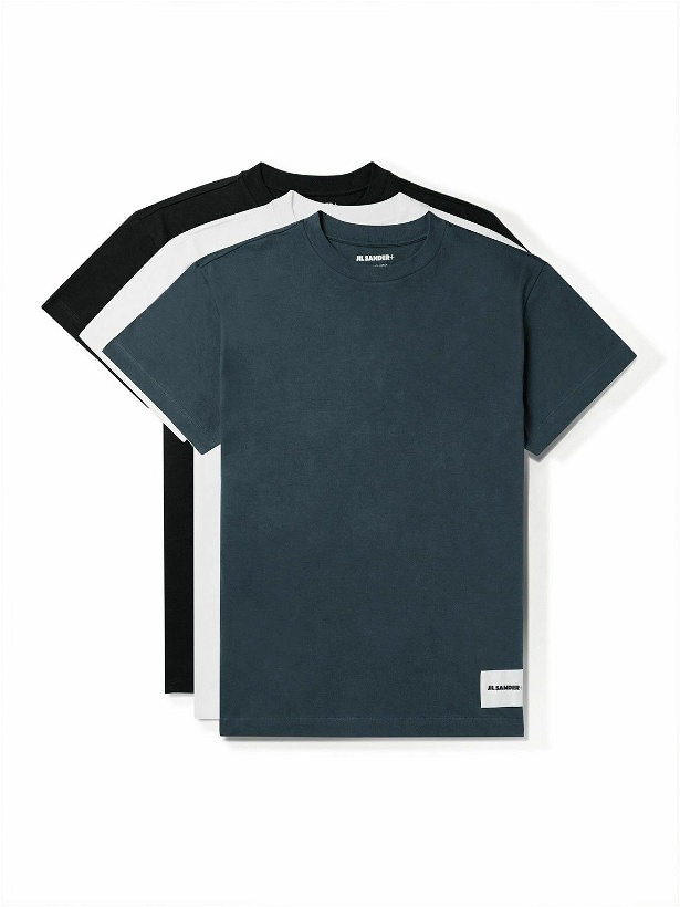 Photo: Jil Sander - Set of Three Organic Cotton-Jersey T-Shirts - Multi