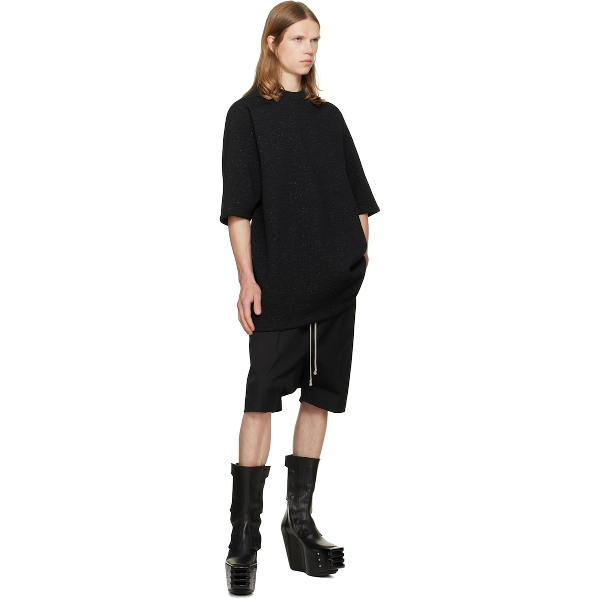 Rick Owens Black Tower Jumbo S/S T-shirt