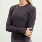 Bandit Women's Wool Long Sleeve Seamless Crewneck in Shadow